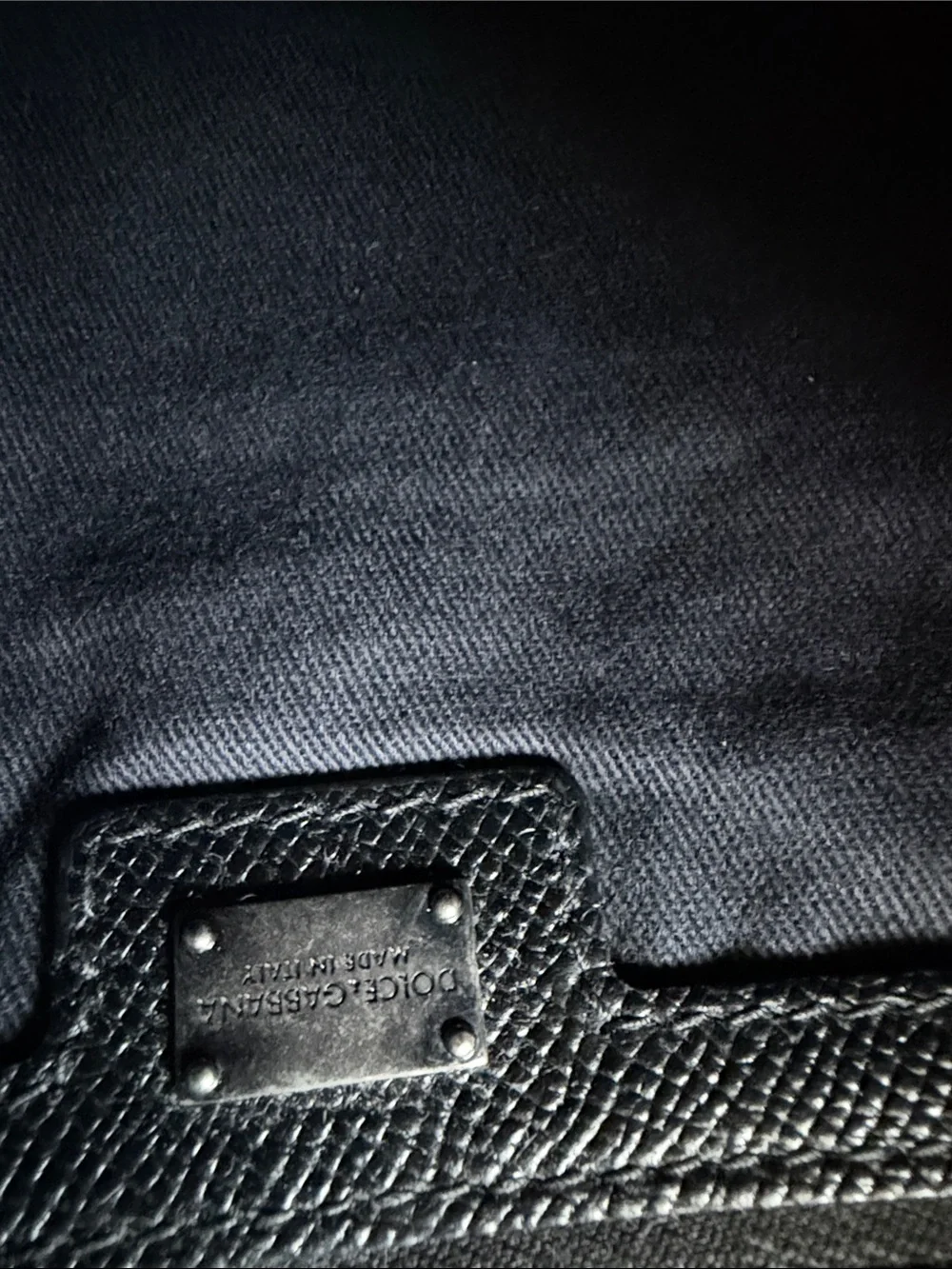 Dolce & Gabbana Men’s Leopard Messenger Bag – Repair Needed